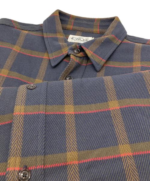 CALEE（キャリー）CALEE (キャリー) 長袖シャツ ネイビー サイズ:XXLの古着・服飾アイテム