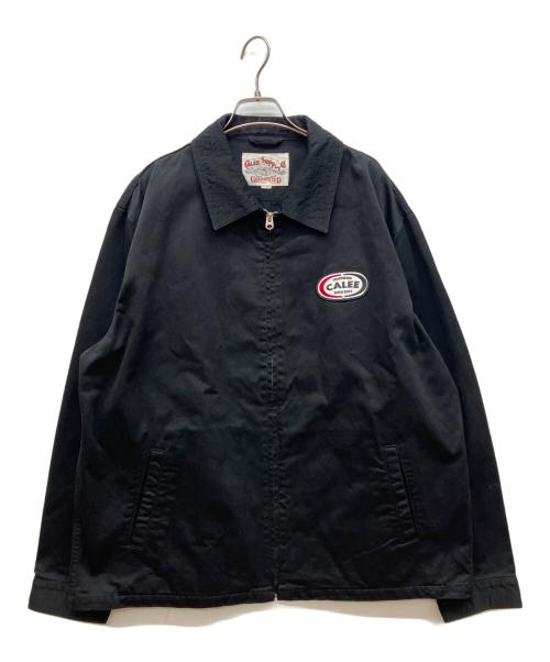 CALEE（キャリー）CALEE (キャリー) スイングトップ　STITCHED COLLAR WORK JACKET ブラック サイズ:XXLの古着・服飾アイテム