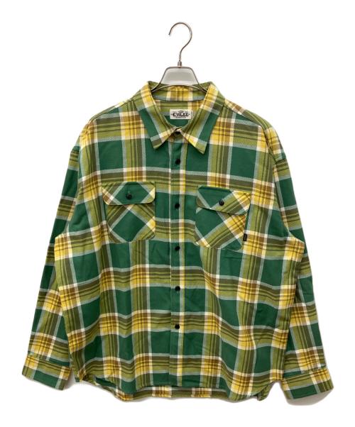 CALEE（キャリー）CALEE (キャリー) 長袖シャツ グリーン サイズ:XXLの古着・服飾アイテム
