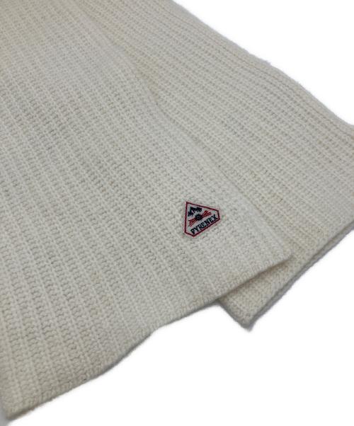 Pyrenex（ピレネックス）Pyrenex (ピレネックス) マフラー ホワイトの古着・服飾アイテム