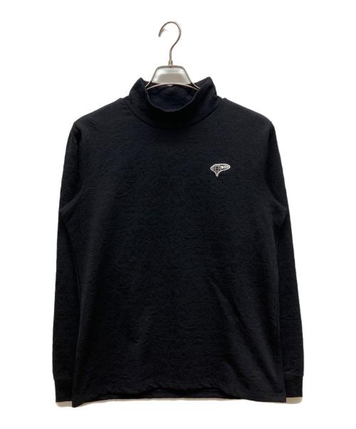 BEAMS GOLF（ビームスゴルフ）BEAMS GOLF (ビームスゴルフ) Keith Haring (キースヘリング) モックタートルネックシャツ ブラック サイズ:Mの古着・服飾アイテム