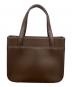 BURBERRY (バーバリー) ノバチェックレザーハンドバッグ ブラウン：18000円