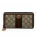 GUCCI（グッチ）の古着「オフィディア GG ジップアラウンドウォレット」｜ベージュ