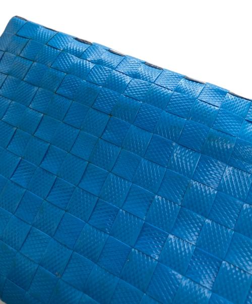 MARNI（マルニ）MARNI (マルニ) フラワーバスケットバッグ ブルー×オレンジの古着・服飾アイテム