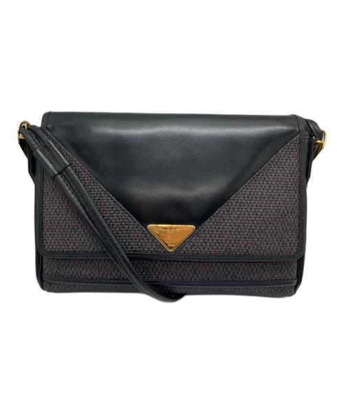Yves Saint Laurent（イヴサンローラン）Yves Saint Laurent (イヴサンローラン) ショルダーバッグ ブラックの古着・服飾アイテム
