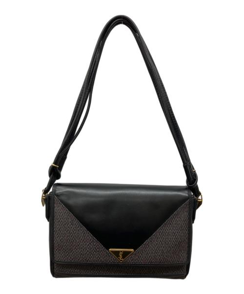 Yves Saint Laurent（イヴサンローラン）Yves Saint Laurent (イヴサンローラン) ショルダーバッグ ブラックの古着・服飾アイテム
