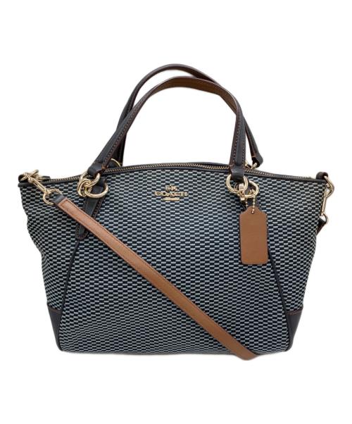 COACH（コーチ）COACH (コーチ) 2WAYショルダーバッグ　エクスプローデッド キャンバスバッグ ブルーの古着・服飾アイテム