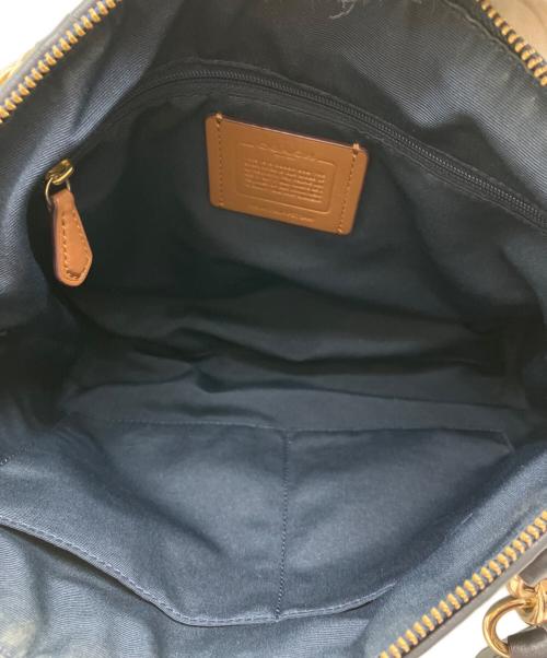 COACH（コーチ）COACH (コーチ) 2WAYショルダーバッグ　エクスプローデッド キャンバスバッグ ブルーの古着・服飾アイテム