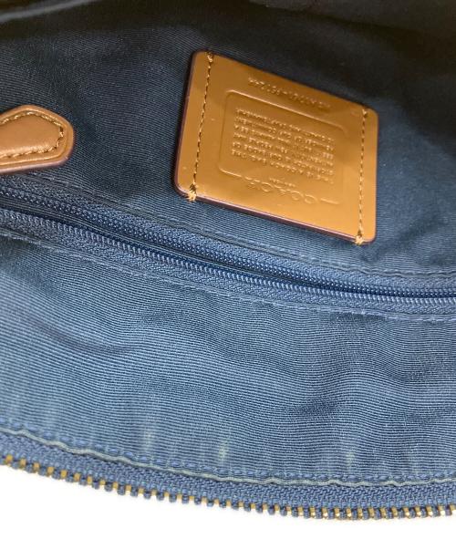 COACH（コーチ）COACH (コーチ) 2WAYショルダーバッグ　エクスプローデッド キャンバスバッグ ブルーの古着・服飾アイテム