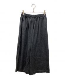 KAGURE（カグレ）の古着「ウールカットワイドキュロット」｜グレー
