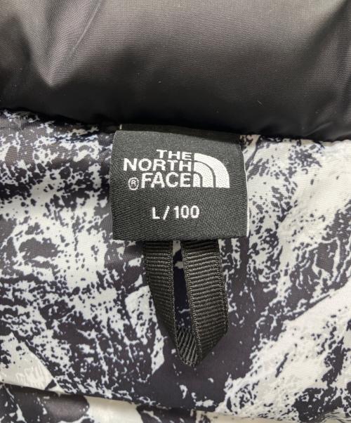 THE NORTH FACE（ザ ノース フェイス）THE NORTH FACE (ザ ノース フェイス) M'S NUPTSE ON BALL JACKET　ダウンジャケット ホワイト×ブラック サイズ:100（L）の古着・服飾アイテム