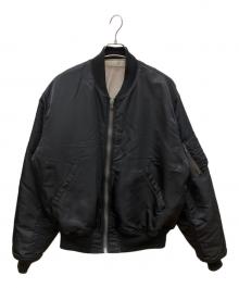 BUZZ RICKSON'S×UNUSED（バズリクソンズ×アンユーズド）の古着「MA-1　リバーシブルジャケット」｜ブラック×グレー
