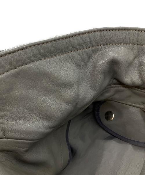 Nikator（二カトール）Nikator (二カトール) レザーコート グレー サイズ:5252の古着・服飾アイテム