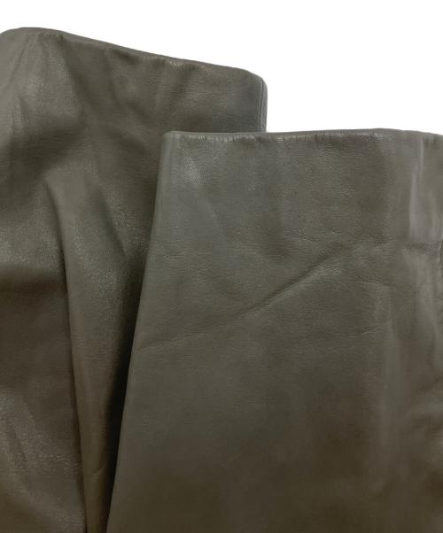 Nikator（二カトール）Nikator (二カトール) レザーコート グレー サイズ:5252の古着・服飾アイテム