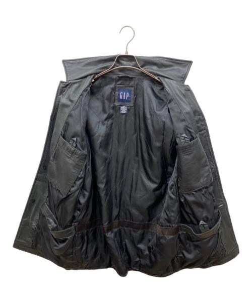 GAP（ギャップ）GAP (ギャップ) 00's レザーコート ブラック サイズ:XSの古着・服飾アイテム