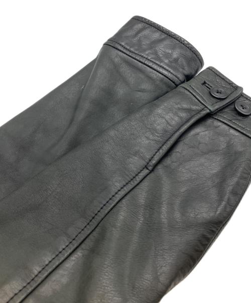 GAP（ギャップ）GAP (ギャップ) 00's レザーコート ブラック サイズ:XSの古着・服飾アイテム