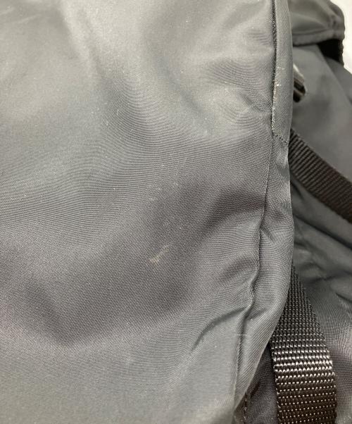 PRADA（プラダ）PRADA (プラダ) Re-Nylon xサフィアーノレザー バックパック　ナイロンリュック　バックパック ブラックの古着・服飾アイテム