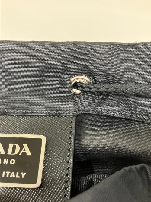 PRADA（プラダ）PRADA (プラダ) ナイロンリュック バックパック ブラックの古着・服飾アイテム