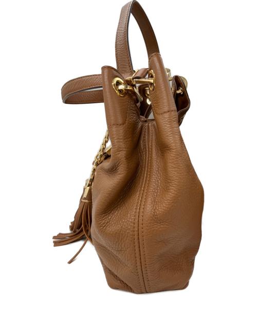 MICHAEL MICHAEL KORS（マイケル マイケルコース）MICHAEL MICHAEL KORS (マイケル マイケルコース) ショルダーバッグ ブラウンの古着・服飾アイテム