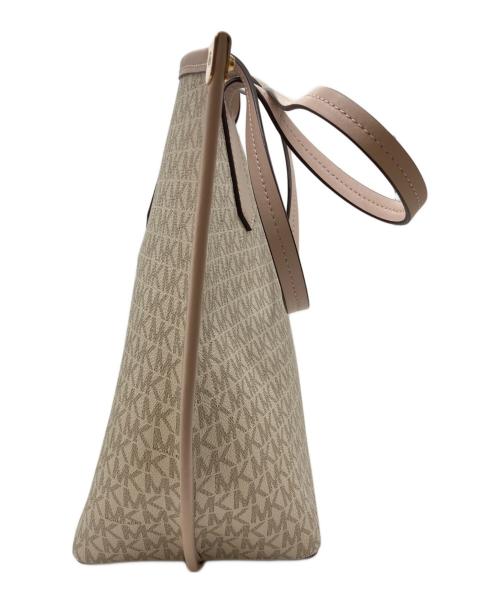 MICHAEL KORS（マイケル・コース）MICHAEL KORS (マイケル・コース) トートバッグ アイボリーの古着・服飾アイテム
