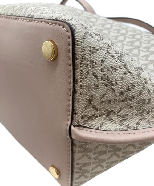 MICHAEL KORS（マイケル・コース）MICHAEL KORS (マイケル・コース) トートバッグ アイボリーの古着・服飾アイテム