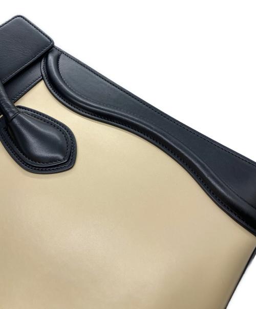 CELINE（セリーヌ）CELINE (セリーヌ) ラゲージマイクロショッパー ベージュ×ブラックの古着・服飾アイテム