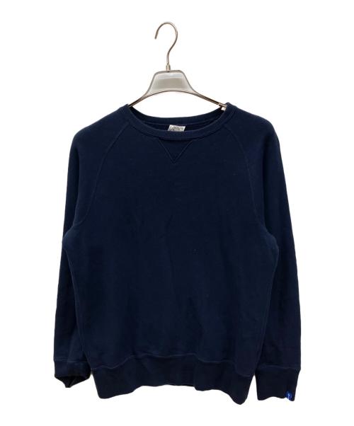 LOOPWHEELER（ループウィラー）LOOPWHEELER (ループウィラー) クルーネックスウェット ネイビー サイズ:Mの古着・服飾アイテム