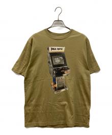 PS Paul Smith（ＰＳポールスミス）の古着「'Arcade Game' プリントオーガニックコットンTシャツ」｜ブラウン