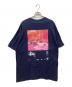 stussy (ステューシー) プリントTシャツ ネイビー サイズ:XL：6000円