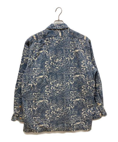 POLO RALPH LAUREN（ポロ・ラルフローレン）POLO RALPH LAUREN (ポロ・ラルフローレン) オープンカラーアロハシャツ ネイビー サイズ:Mの古着・服飾アイテム