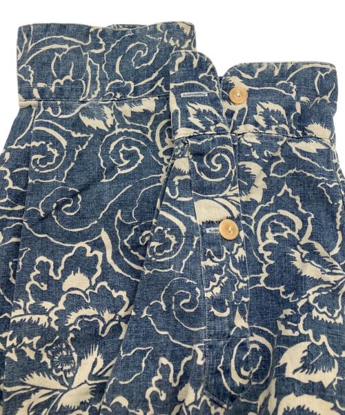 POLO RALPH LAUREN（ポロ・ラルフローレン）POLO RALPH LAUREN (ポロ・ラルフローレン) オープンカラーアロハシャツ ネイビー サイズ:Mの古着・服飾アイテム