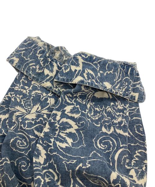POLO RALPH LAUREN（ポロ・ラルフローレン）POLO RALPH LAUREN (ポロ・ラルフローレン) オープンカラーアロハシャツ ネイビー サイズ:Mの古着・服飾アイテム