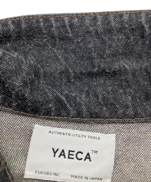 YAECA（ヤエカ）YAECA (ヤエカ) デニムジャケット ブラック サイズ:Sの古着・服飾アイテム