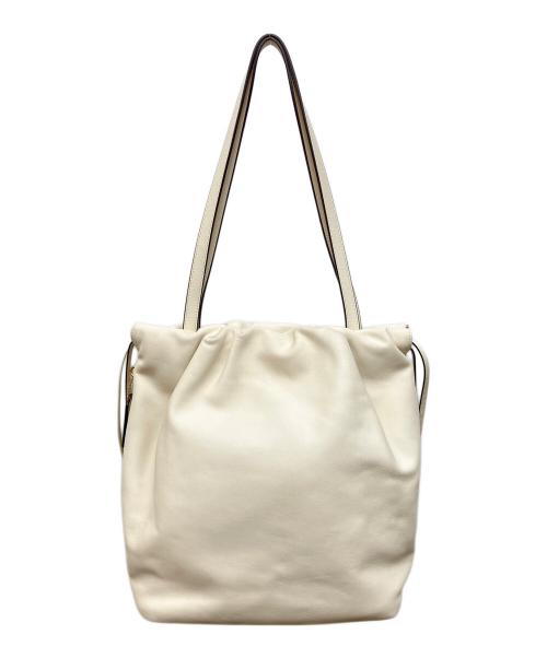 COACH（コーチ）COACH (コーチ) ドローストリングトート バッグ ホワイトの古着・服飾アイテム
