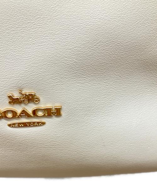 COACH（コーチ）COACH (コーチ) ドローストリングトート バッグ ホワイトの古着・服飾アイテム