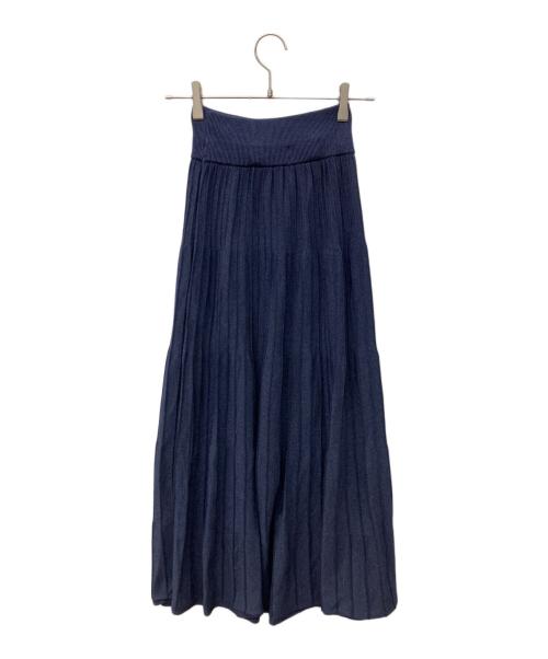 PUBLIC TOKYO（パブリックトウキョウ）PUBLIC TOKYO (パブリックトウキョウ) ２ピースニットワンピース ネイビー サイズ:FREEの古着・服飾アイテム