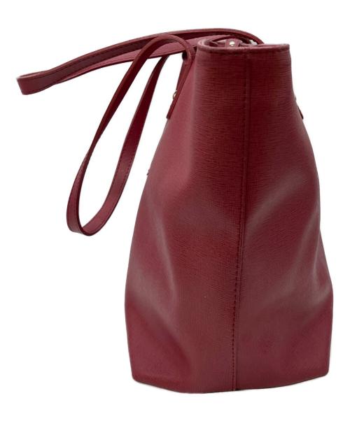 FURLA（フルラ）FURLA (フルラ) レザートートバッグ レッドの古着・服飾アイテム