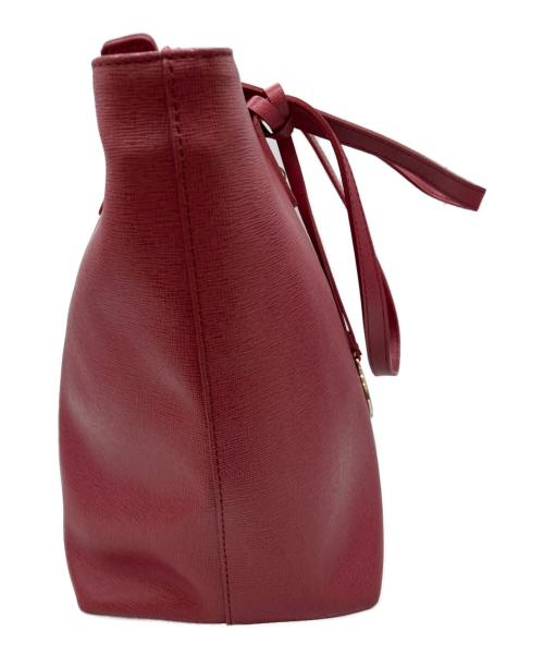 FURLA（フルラ）FURLA (フルラ) レザートートバッグ レッドの古着・服飾アイテム