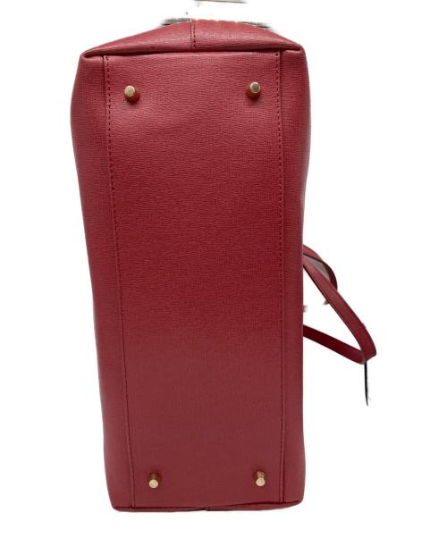 FURLA（フルラ）FURLA (フルラ) レザートートバッグ レッドの古着・服飾アイテム