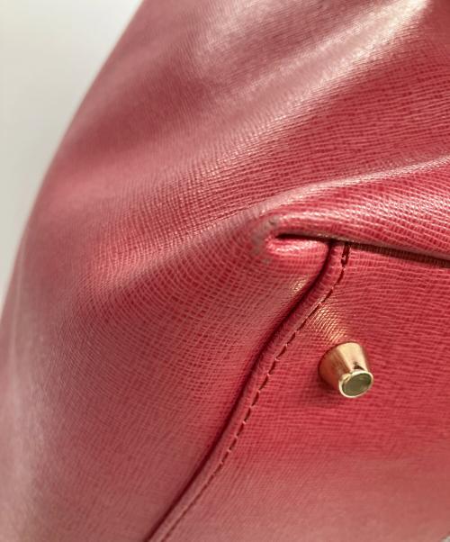 FURLA（フルラ）FURLA (フルラ) レザートートバッグ レッドの古着・服飾アイテム