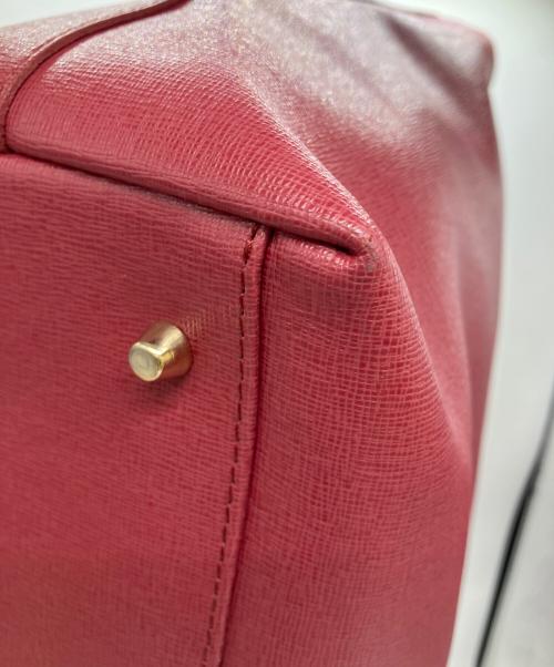 FURLA（フルラ）FURLA (フルラ) レザートートバッグ レッドの古着・服飾アイテム