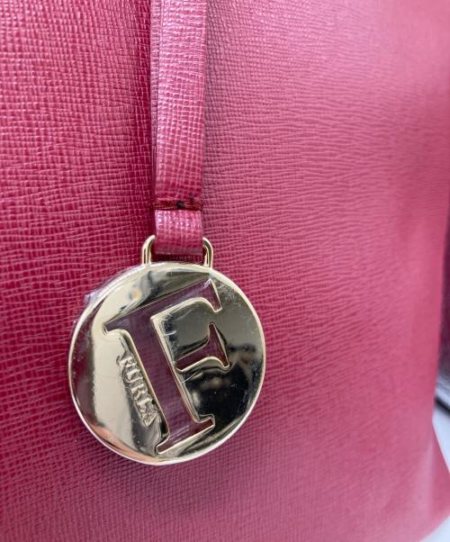 FURLA（フルラ）FURLA (フルラ) レザートートバッグ レッドの古着・服飾アイテム