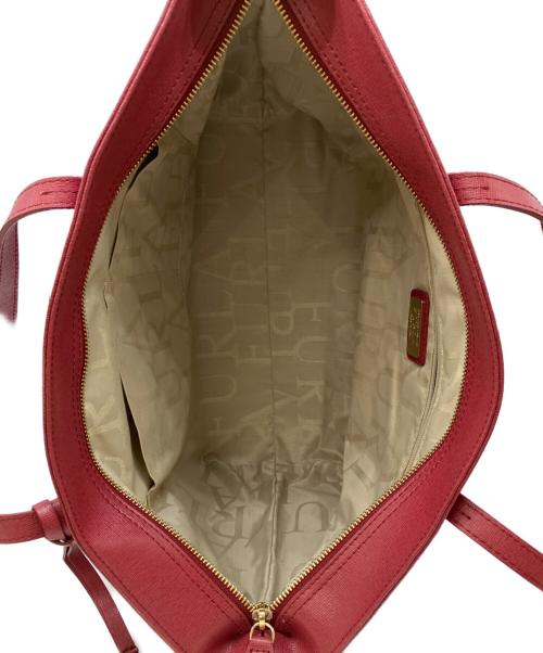 FURLA（フルラ）FURLA (フルラ) レザートートバッグ レッドの古着・服飾アイテム