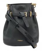 FURLAフルラ）の古着「Auraミニバケット2wayクロスボディバッグ」｜ブラック