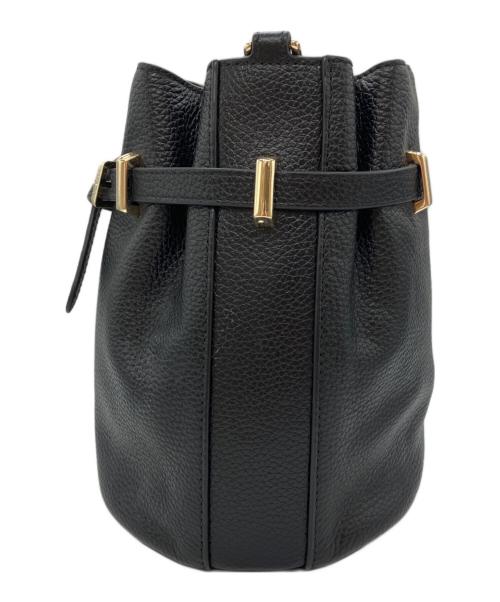 FURLA（フルラ）FURLA (フルラ) Auraミニバケット2wayクロスボディバッグ ブラックの古着・服飾アイテム