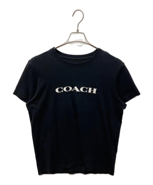 COACH（コーチ）COACH (コーチ) ロゴプリントTシャツ ブラック サイズ:Lの古着・服飾アイテム