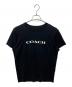 COACH（コーチ）の古着「ロゴプリントTシャツ」｜ブラック