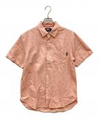 stussyステューシー）の古着「半袖シャツ」｜ピンク