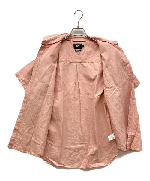 stussy（ステューシー）stussy (ステューシー) 半袖シャツ ピンク サイズ:Sの古着・服飾アイテム