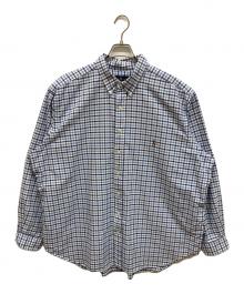 RALPH LAUREN（ラルフローレン）の古着「チェックシャツ」｜ブルー×ホワイト